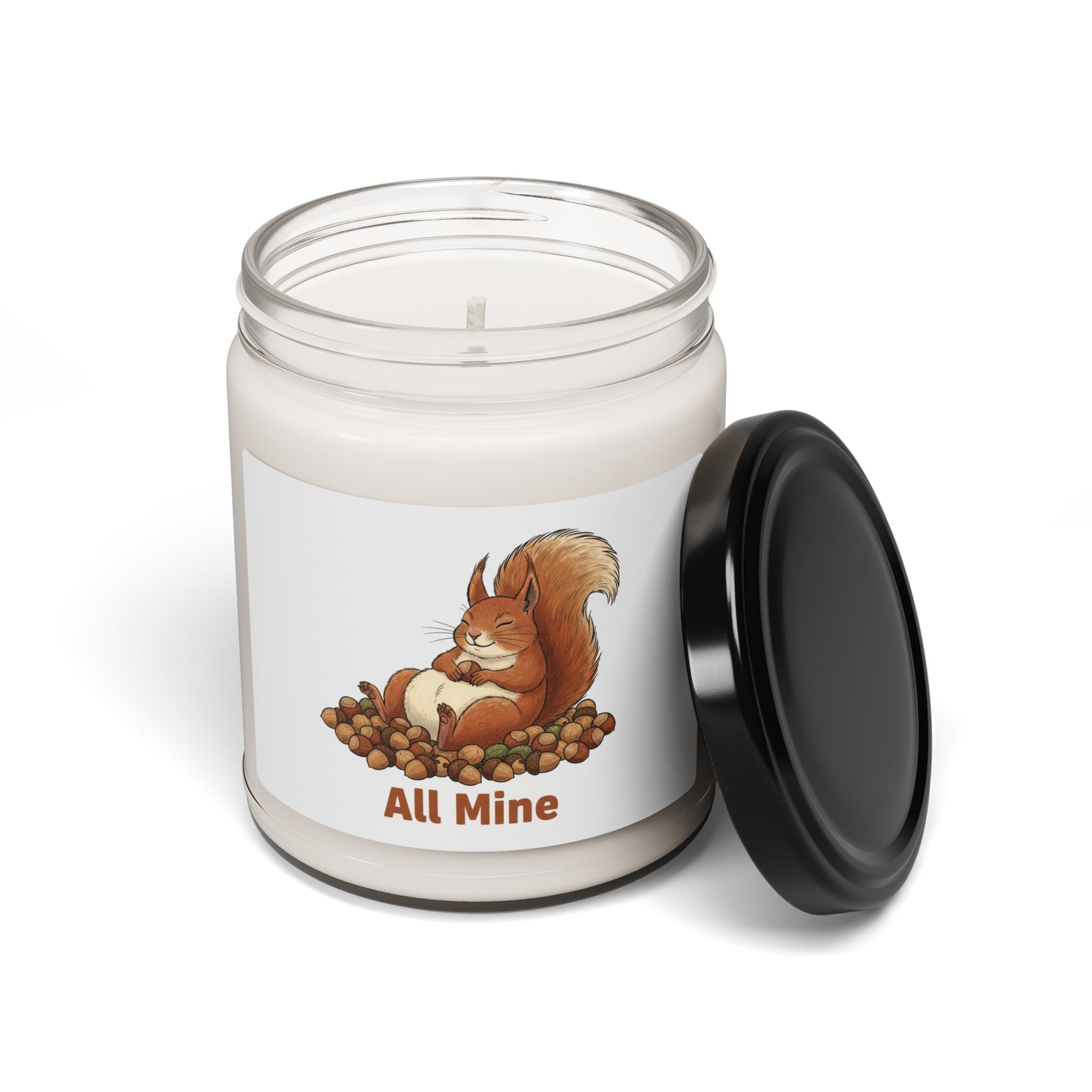 All Mine Squirrel Scented Soy Candle | Self-Love Valentine 9oz