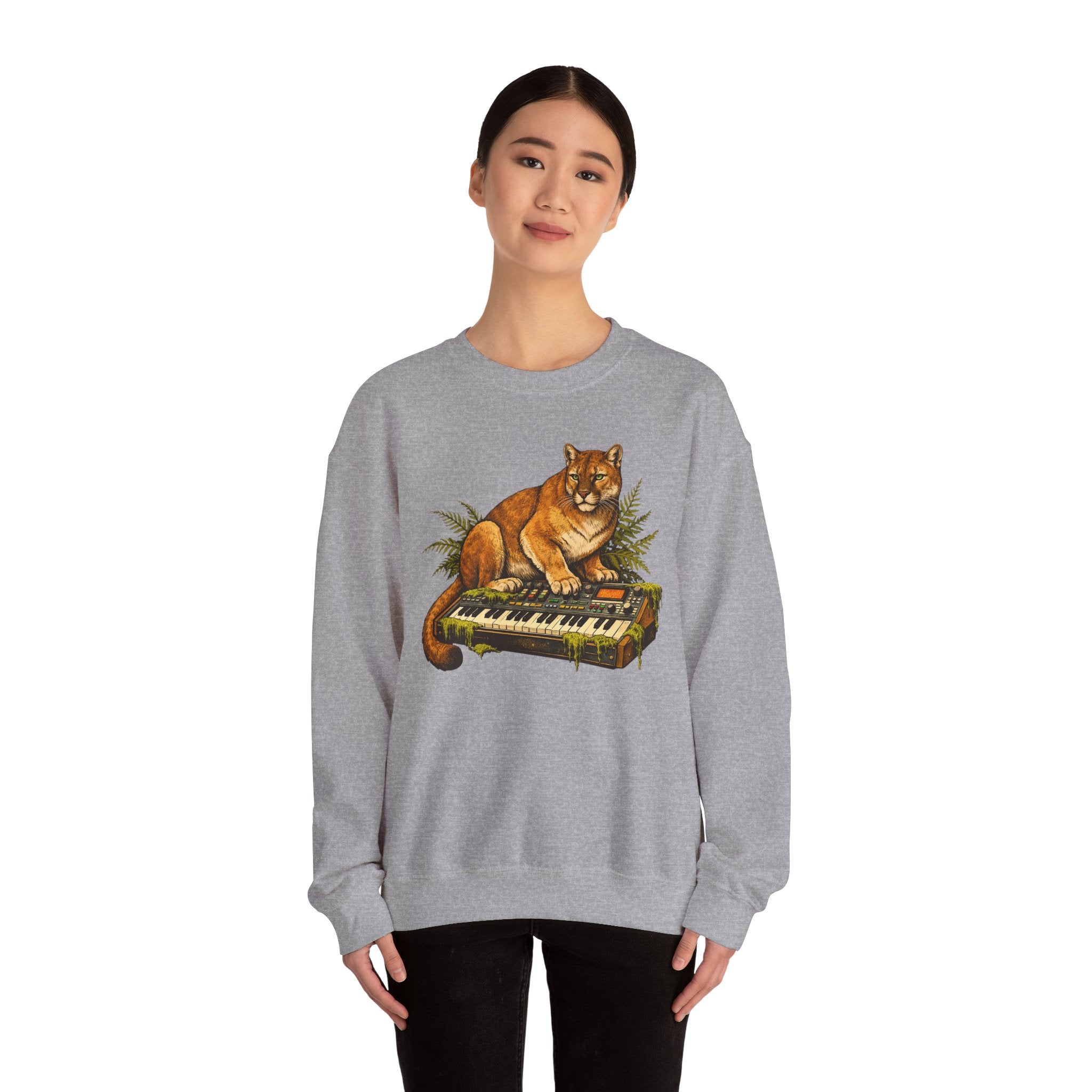 Cougar Synth Sweatshirt | Pacific Northwest Creature