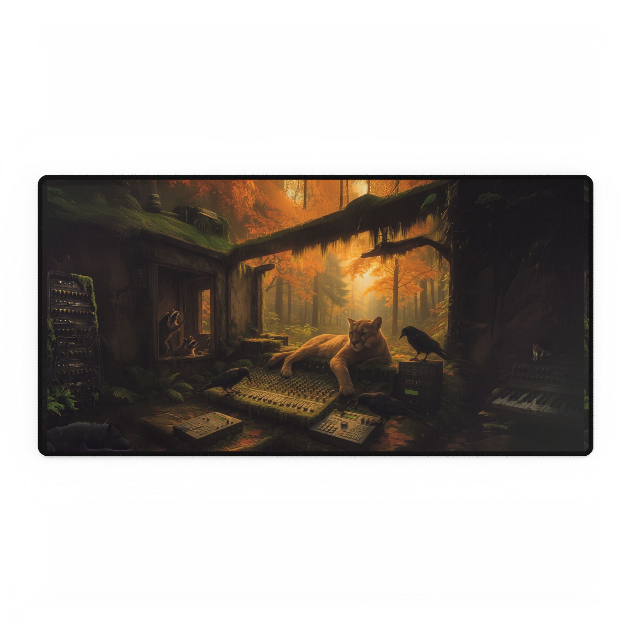 Autumn Forest Music Studio Wildlife Desk Mat