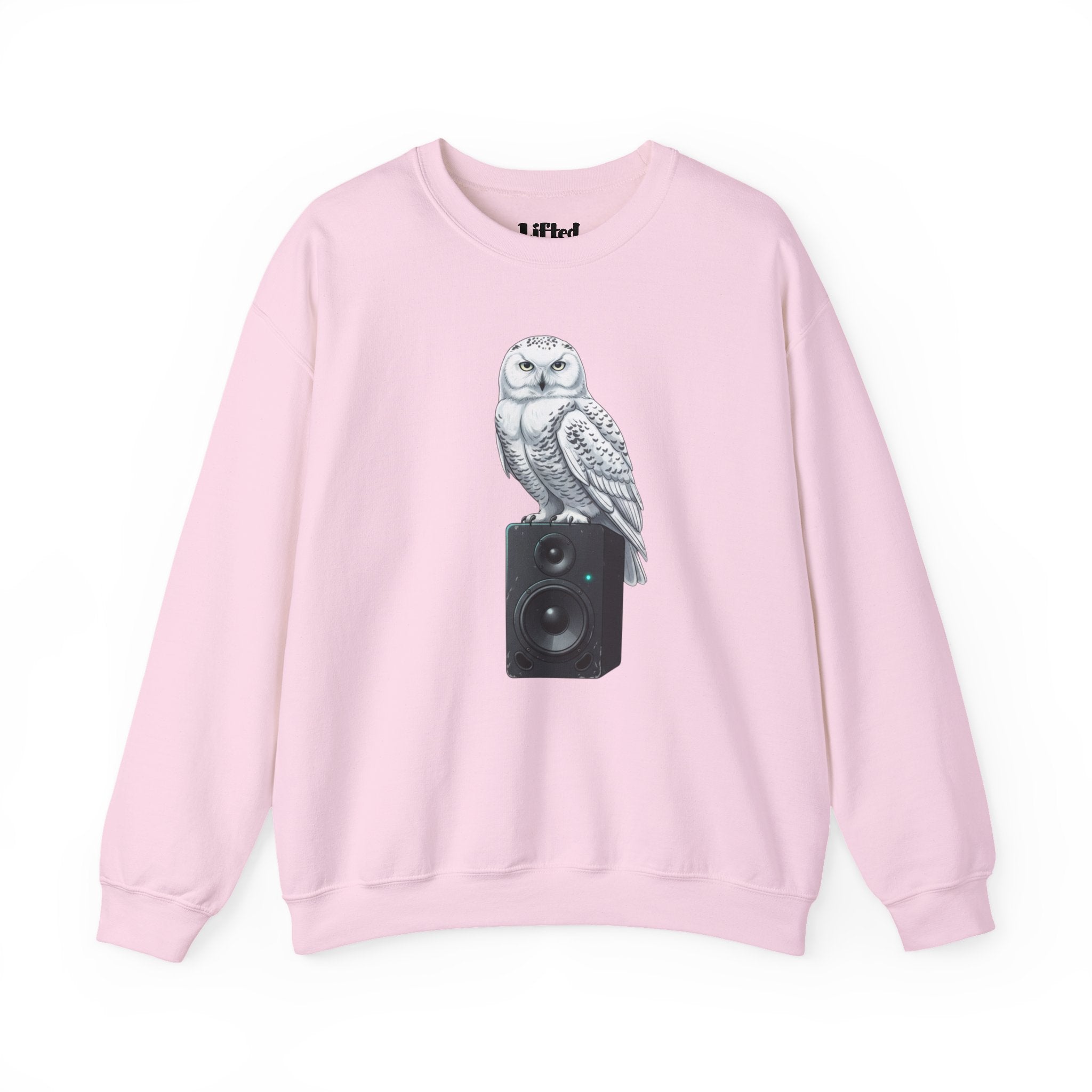 Snowy Owl Speaker Sweatshirt | Creature Music Graphic