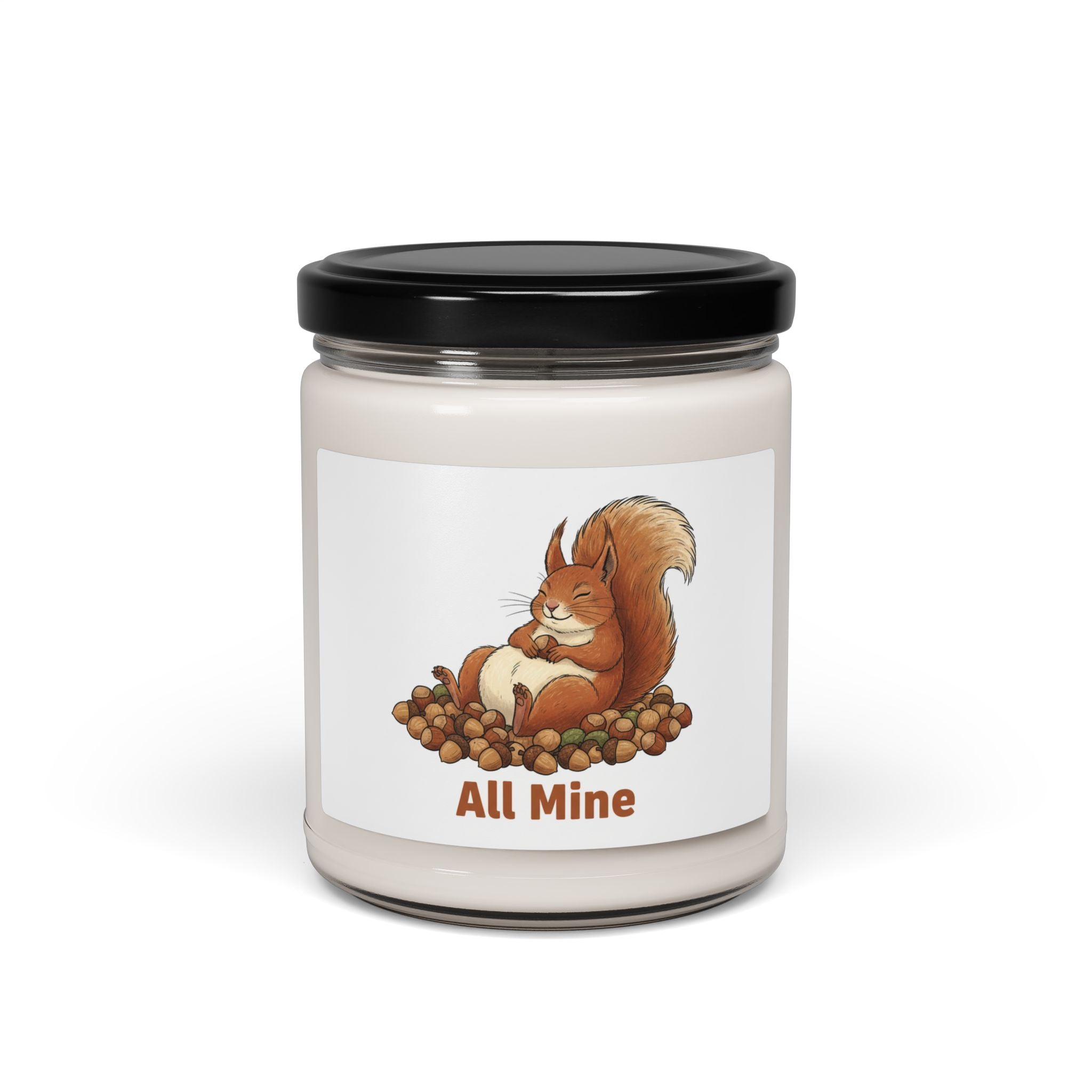 All Mine Squirrel Scented Soy Candle | Self-Love Valentine 9oz