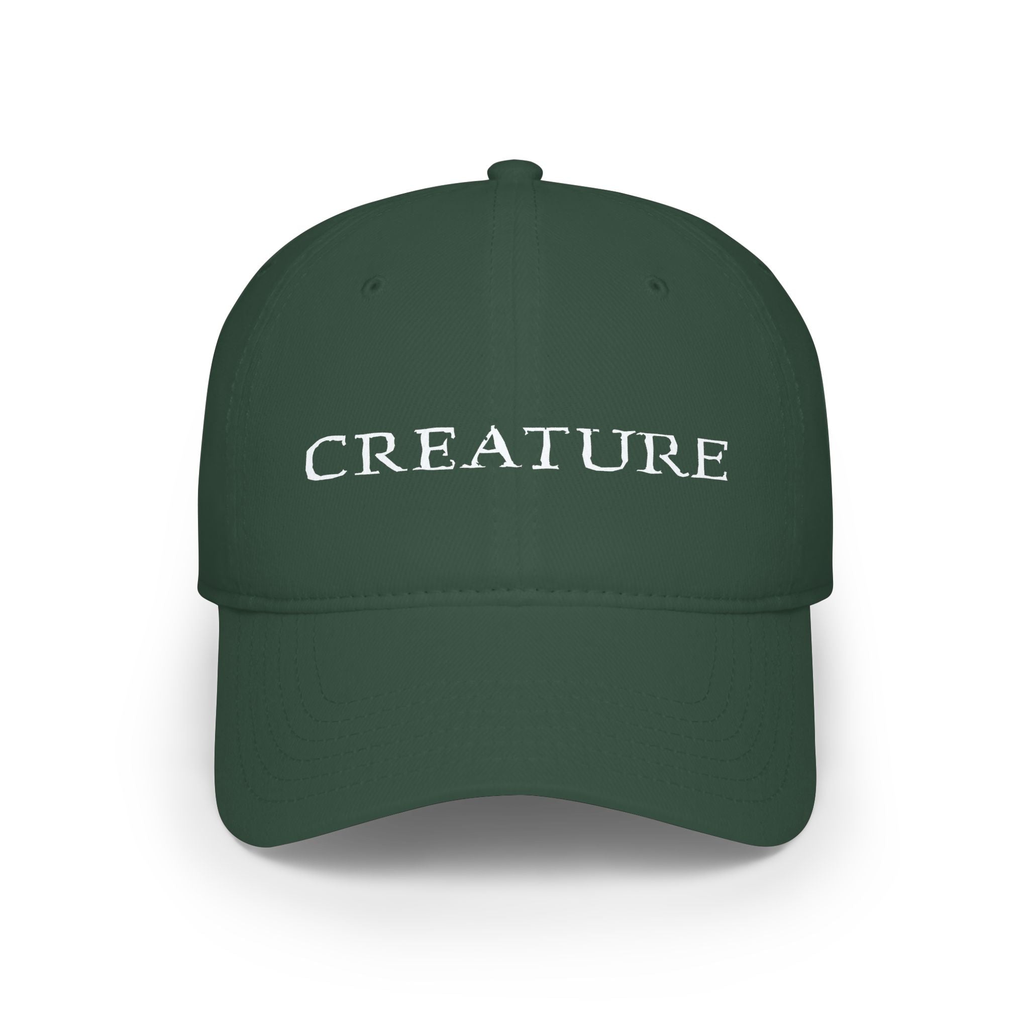 CREATURE Embroidered Cap | Minimal Low-Profile Baseball Hat