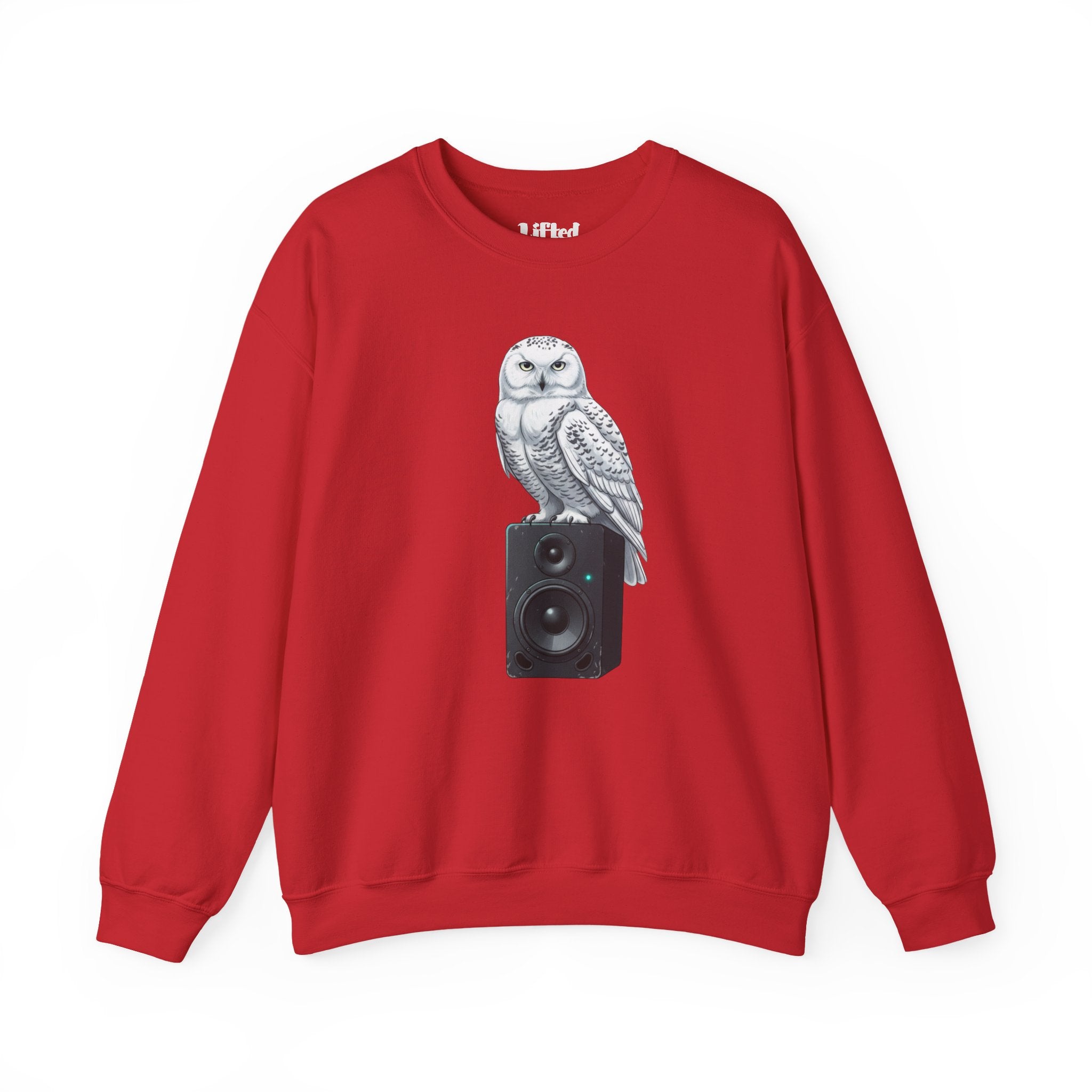 Snowy Owl Speaker Sweatshirt | Creature Music Graphic